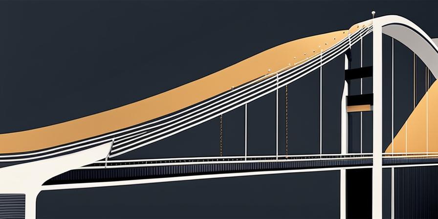 Puente que conecta montañas