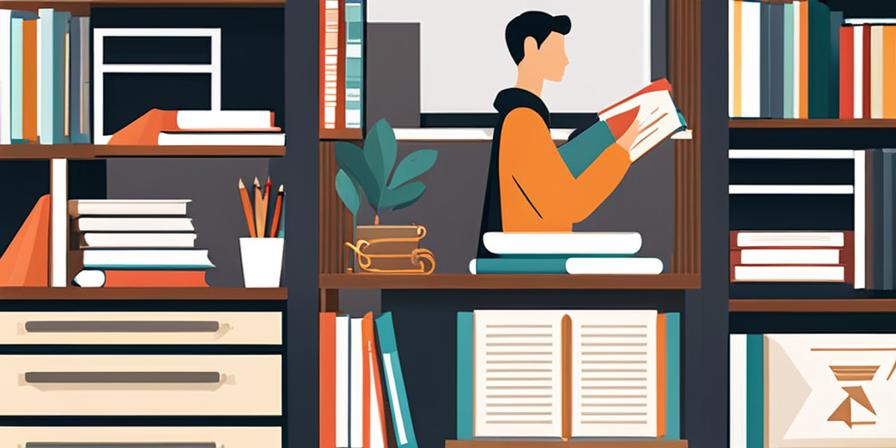 Estudiante estudiando en casa con recursos en línea
