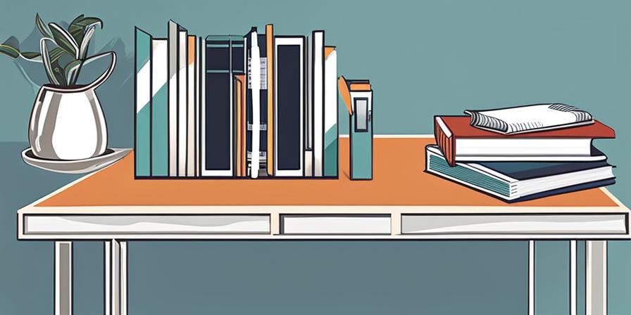 Estudiante enfocado y motivado rodeado de libros y herramientas de aprendizaje